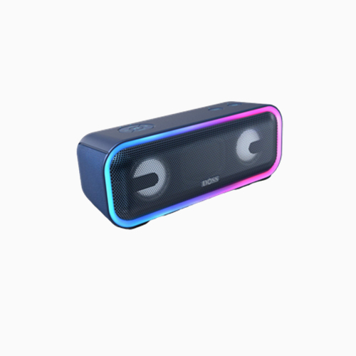 D10 SoundBox Pro+ Wireless Speaker with 24W Impressive Sound, Booming Bass, Wireless Stereo Pairing, Mixed Colors Lights, IPX5 Waterproof, 15 Hrs Batt